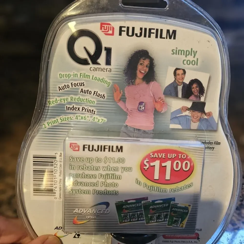 Vintage Film Camera FUJIFILM Q1 New In Box Film Included